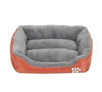 HENYGEN Lit pour animal de compagnie avec coussin en fourrure doux et beau panier pour chien Canapé en fourrure pour chiot Housse de canapé