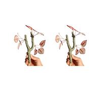 HENYGEN Lot de 2 vignes grimpantes simulées pour reptiles, ermites, crabes à crête, geckos, habitats sûrs, terrariums, accessoire de paysage, branche d'escalade pour reptiles
