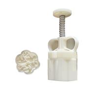 HENYGEN Moule à gâteau en forme de haricots avec 1 sceau - Outil de cuisson pressé à la main pour biscuits et desserts