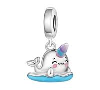 HENYGEN Pendentif plaqué vie marine exquis design créature marine accessoires pour femmes et hommes pendentif créature marine, One Size, Comme décrit, Comme décrit.