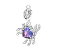 HENYGEN Pendentif plaqué vie marine exquis design créature marine accessoires pour femmes et hommes pendentif créature marine, One Size, Comme décrit, Comme décrit.