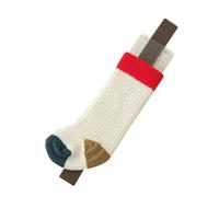 HENYGEN Petite trousse colorée avec bande élastique réglable pour carnet de notes multifonction pour journal, planificateur, joli sac en forme de chaussette, rouge/blanc, Beauté de masse