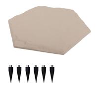 HENYGEN Pierres de marche en résine pour créer des allées de jardin personnalisées, formes multiples et faciles à assembler