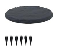 HENYGEN Pierres de marche en résine pour créer des allées de jardin personnalisées, formes multiples et faciles à assembler