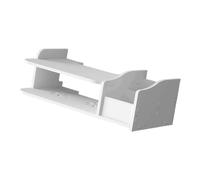 HENYGEN Support de rangement mural ventilé pour accès coulissant, cavités de refus exclusives requises, double rang, économie d'espace, structure d'organisation des fils, souffle inutile