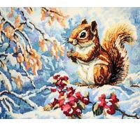 Henypt DIY Kits de Crochet Tapis Écureuil de dessin animé 80x160cm