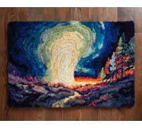 Henypt DIY Latch Hook Kit Tapis Anime Nebula 60x90cm