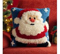 Henypt Kit De Crochet À Loquet À Faire Soi-Même -Nain De Noël Housse De Coussin Au Crochet Pour Débutants Enfants Et Adultes - Artisanat Fait À La Main - Décoration De Fabrication De Tapi