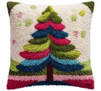 Henypt Kit De Crochet De Verrouillage Coussin, arbre de Noël