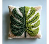 Henypt Kit Point Noué Coussin, feuilles de Monstera