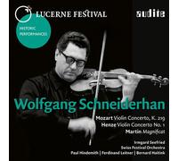 Henze / Martin / Moz - Wolfgang Schneiderhan: Lucerne Festival X [New CD]