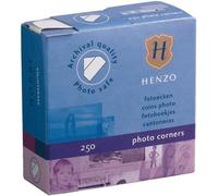 Henzo Coins photo 250 pièces autocollants sans acide blanc pour albums photo