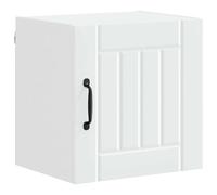 Heofavd Front de lave-vaisselle Lucca blanc 40 x 31 x 40 cm - Armoire murale de cuisine moderne en bois - Façade sur mesure pour lave-vaisselle encastré et lignes de cuisine