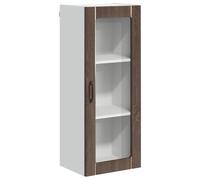 Heofavd Front de lave-vaisselle Lucca en chêne marron, 40 x 31 x 100 cm, façade de lave-vaisselle moderne en bois, façade de cuisine élégante pour appareils encastrés et éléments d'armoire en