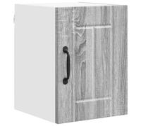 Heofavd Lucca Façade de lave-vaisselle moderne en bois - Façade de cuisine élégante pour appareils encastrés - Porte d'armoire pour la cuisine - Sonoma gris - 30 x 31 x 40 cm