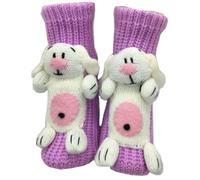 heofonm 3D Knit Animal Socks, Cute Funny Novelty Animal Hugging Socks for Christmas, Women Teenage Girl Gifts (#12)