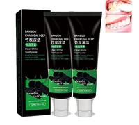 heofonm Bamboo Charcoal Deep Toothpaste, Clean White Toothpaste, Bamboo Charcoal Toothpastes (2pcs)