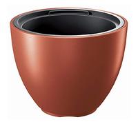 Heols 10L Flowerpot, avec dépôt, dimensions (mm) 298x298x230, couleur cuivre