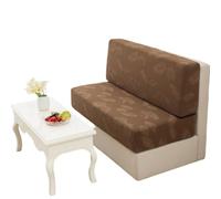 Heonsye Housse Siege Camping Car Housses De Coussin Très Extensibles pour Caravane, Jacquard Housse Banquette Camping Car avec 2 Courroies,Couverture De Coussin De Remplacement pour Canapé(F)