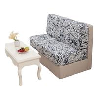 Heonsye Housse Siege Camping Car Housses De Coussin Très Extensibles pour Caravane, Jacquard Housse Banquette Camping Car avec 2 Courroies,Couverture De Coussin De Remplacement pour Canapé(N)