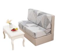 Heonsye Housse Siege Camping Car Housses De Coussin Très Extensibles pour Caravane, Jacquard Housse Banquette Camping Car avec 2 Courroies,Couverture De Coussin De Remplacement pour Canapé(S)