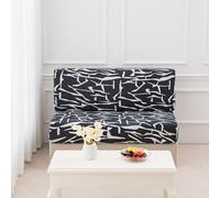 Heonsye Housses De Coussin Très Extensibles pour Caravane,Housse Siege Camping Car Jacquard Housse Banquette Camping Car avec 2 Courroies,Couverture De Coussin De Remplacement pour Canapé(V)