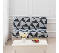 Heonsye Housses De Coussin Très Extensibles pour Caravane,Housse Siege Camping Car Jacquard Housse Banquette Camping Car avec 2 Courroies,Couverture De Coussin De Remplacement pour Canapé(F)