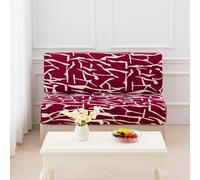 Heonsye Housses De Coussin Très Extensibles pour Caravane,Housse Siege Camping Car Jacquard Housse Banquette Camping Car avec 2 Courroies,Couverture De Coussin De Remplacement pour Canapé(T)