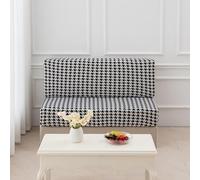 Heonsye Housses De Coussin Très Extensibles pour Caravane,Housse Siege Camping Car Jacquard Housse Banquette Camping Car avec 2 Courroies,Couverture De Coussin De Remplacement pour Canapé(E)