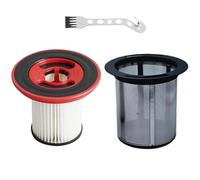 HEPA et pré-filtres de rechange pour aspirateurs sans fil Bosch Unlimited Series 7 - 2 HEPA + 2 pré-filtres en acier inoxydable + brosse de nettoyage (compatible avec BKS711XXL, BBS711W, BBS712A