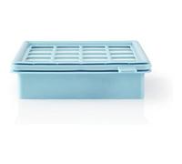 Nedis Lot de filtres HEPA VCFI222HEP, compatible Philips PowerPro Compact FC8470–FC8473, Blanc/Bleu