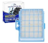 HEPA Filtre Aspirateur avec Fil 112x90x48 mm avec Code Original 00576833 00577348 BBZ156HF VZ156HFB pour Bosch pour Siemens - MONTERAL