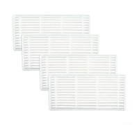 HEPA pour Robot pour eufy C10, Lot de 10 HEPA pour Robot pour(4 PACK) | Compatible pour eufy C10, lavable et réutilisable, pour capture , lot de 4 filtres blancs