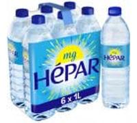 HEPAR - Eau Minérale 6X1L - L'unité - Offre Special