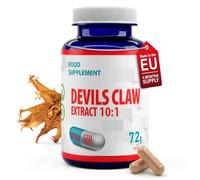 Hepatica Griffe du Diable (Harpagophytum Procumbens) 5.000 mg Équivalent | Extrait de Racine 10:1 500 mg | 120 Gélules Véganes | Réserve 4 Mois | GMP & laboratoire indépendant
