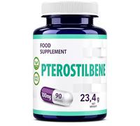 Hepatica trans-Ptérostilbène 100 mg | à Ingrédient Unique | 90 Gélules Véganes | Réserve 3 Mois | GMP & laboratoire indépendant
