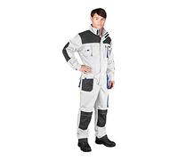 hépatique & Hollman LH-FMN-O_WSN46 Combinaison de protection pour femme Blanc/gris/bleu Taille 46