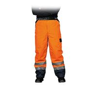 hépatique & Hollman LH-VIBETRO_PXL Pantalon de protection rembourré Orange/bleu foncé Taille XL