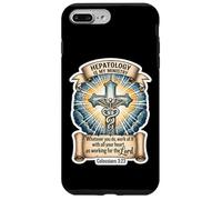 Hépatologue chrétien Hépatologie is My Ministtry Doctor God Coque pour iPhone 7 Plus/8 Plus