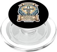 Hépatologue chrétien Hépatologie is My Ministtry Doctor God PopSockets PopGrip pour MagSafe