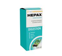 Hepax®, Complément alimentaire aux extrait de plantes avec du boldo pour le confort digestif*. 125 ml solution buvable. Solution(S)