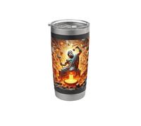 Hephaestus Dieu grec du feu - Artisanat - Forge Gobelet isotherme en acier inoxydable double paroi