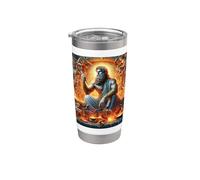 Hephaestus Dieu grec du feu - Artisanat - Forge Gobelet isotherme en acier inoxydable double paroi