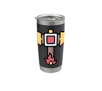 Hephaestus Dieu grec du feu - Artisanat - Forge Gobelet isotherme en acier inoxydable double paroi
