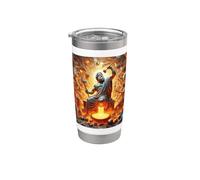 Hephaestus Dieu grec du feu - Artisanat - Forge Gobelet isotherme en acier inoxydable double paroi