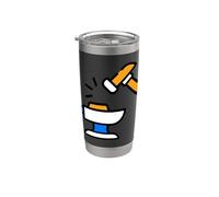 Hephaestus Dieu grec du feu - Artisanat - Forge Gobelet isotherme en acier inoxydable double paroi