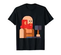Hephaestus Dieu Grec du feu - Artisanat - Forge T-Shirt Graphique avec Valeur