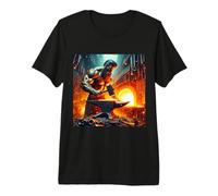Hephaestus Dieu Grec du feu - Artisanat - Forge T-Shirt Haut de Gamme