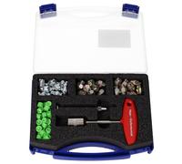 Hepp Stollentechnik Mallette à crampons - Classic 24 pièces - 6kt. Crampons SW14 mm M 10