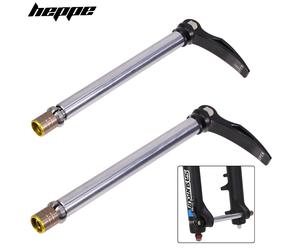 HEPPE Axe traversant pour vélo, déblocage rapide 15x100mm 15x110mm, moyeux de roue avant VTT, déblocage rapide pour SR SUNTOUR 15x100 15x110 fourche avant 15x100
